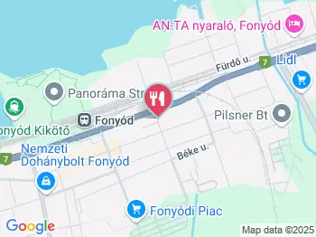Marco Caffé Pizzéria & Ételbár Fonyód a térképen
