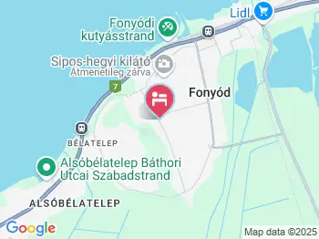 Margó Apartman Fonyód a térképen