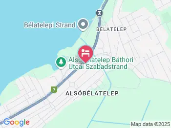 Napsugár Kemping és Panzió Fonyód a térképen