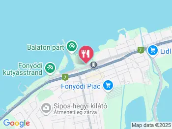 Port Cafe Fonyód a térképen