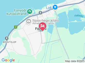 Rózsika Apartman Fonyód a térképen