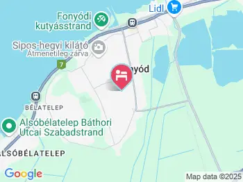 Sándor Emeleti Apartman Fonyód a térképen