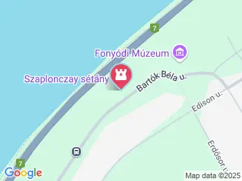 Szaplonczay sétány Fonyód a térképen