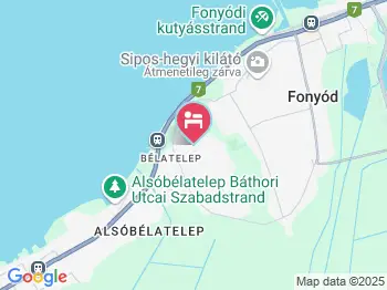 Várhegy Vendégház Fonyód a térképen