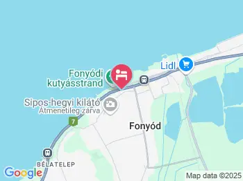 West Place Panzió Fonyód a térképen