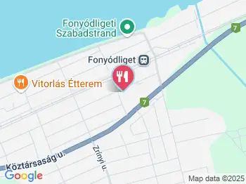 Zöldkert Vendéglő Fonyód a térképen