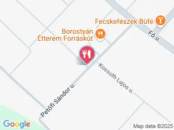 Borostyán Étterem Forráskút a térképen