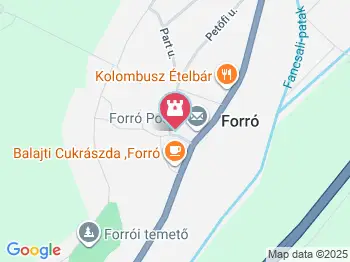 Abaúji Múzeum Forró a térképen