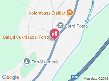 Balajti Cukrászda Forró a térképen