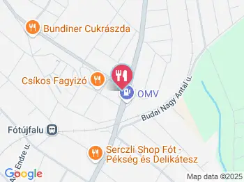 Ambrosia Cukrászda Fót a térképen