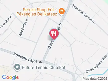 BarBen Cukrászda Fót a térképen