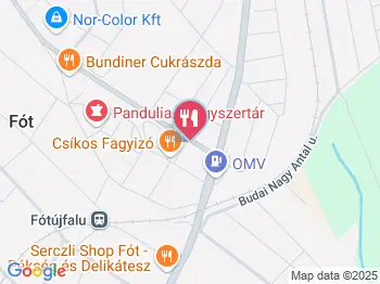 Casa Pizzéria & Étterem Fót a térképen