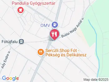 Elek Presszó Fót a térképen