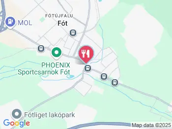 Fóti Kastély étterem Fót a térképen