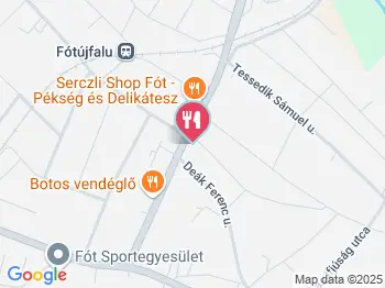 Pálma Fagyizó Fót a térképen