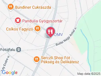 VIVA Café Fót a térképen