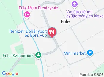 Borz Pub Füle a térképen