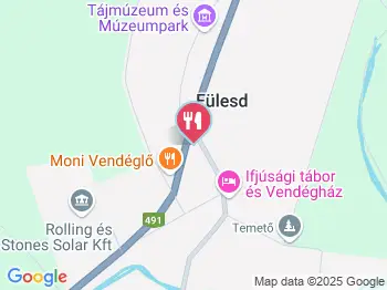 Moni Vendéglő Fülesd a térképen