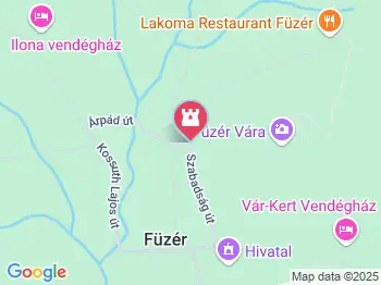 Füzéri Tájház Porták Füzér a térképen