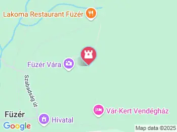 Füzéri vár Füzér a térképen