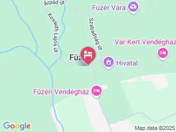 Koronaőr Vendégház Füzér a térképen