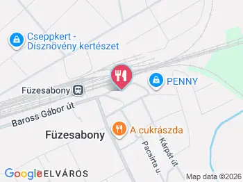 Fornetti - Füzesabony Füzesabony a térképen