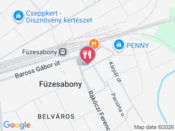 Numan Pékség Füzesabony a térképen