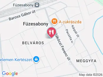 Pipás büfé Füzesabony a térképen