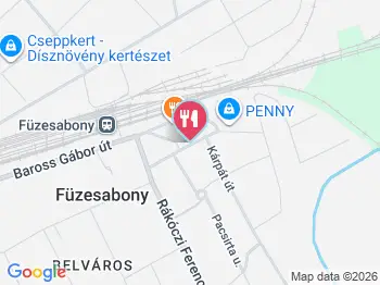 Royal Söröző Füzesabony a térképen