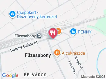 Zöld Ász Söröző Füzesabony a térképen