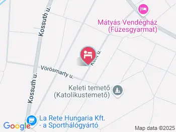 Békavár Vendégház Füzesgyarmat a térképen