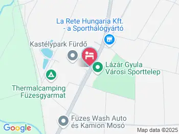 Kiskastély Fogadó Füzesgyarmat a térképen