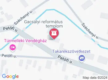 Református templom Gacsály a térképen