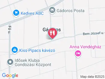 Á'la Bárd Étterem Gádoros a térképen