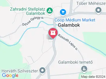 Falumúzeum, présház Galambok a térképen