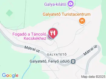 Fogadó a Táncoló Kecskékhez Étterem Galyatető a térképen