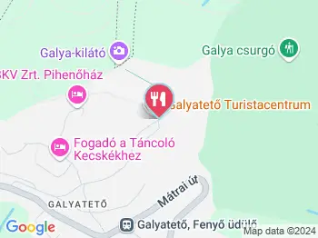 Galya-bisztró Galyatető a térképen
