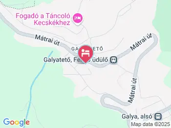 Galya Vendégház Galyatető a térképen