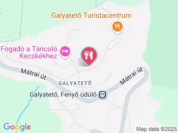 Hegyi Kisvendéglő Galyatető a térképen