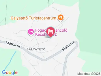 Grandhotel Galya Galyatető a térképen