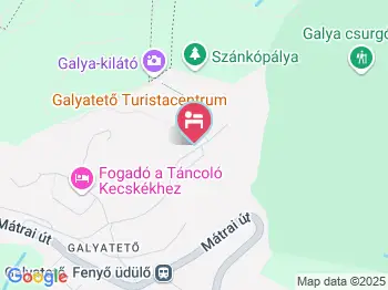 Kilátó Vendégház és Étterem Galyatető a térképen