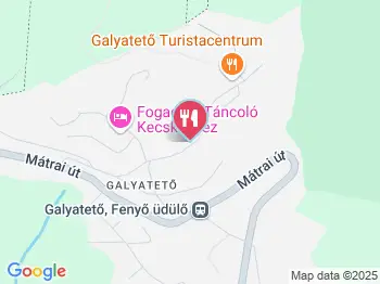 Kilátó Vendégház étterme Galyatető a térképen