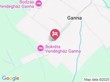 Tornácos Vendégház Ganna a térképen