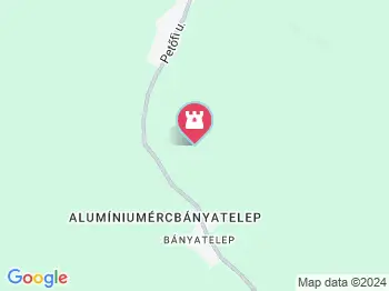 Gánti-barlang Gánt a térképen