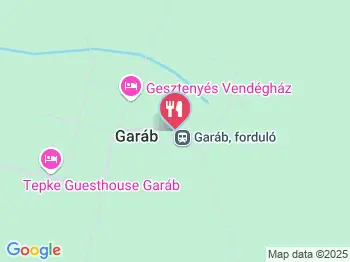 Ambrus Apát Fogadó Garáb a térképen