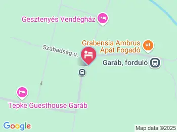 Gesztenyés Vendégház Garáb a térképen