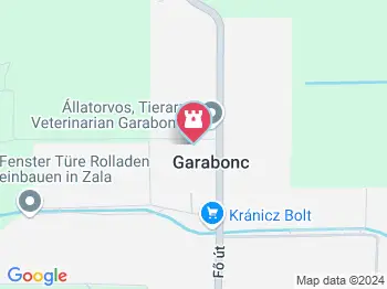 Harangláb Garabonc a térképen