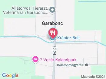 Nefelejcs Presszó Garabonc a térképen