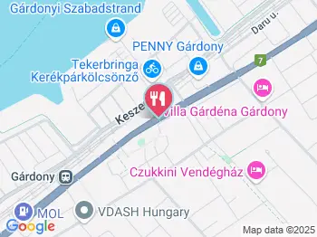 Dobos Pékség Gárdony a térképen