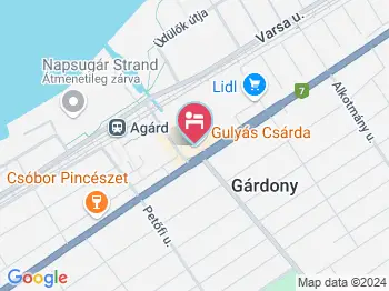 Hotel MeDoRa Gárdony a térképen